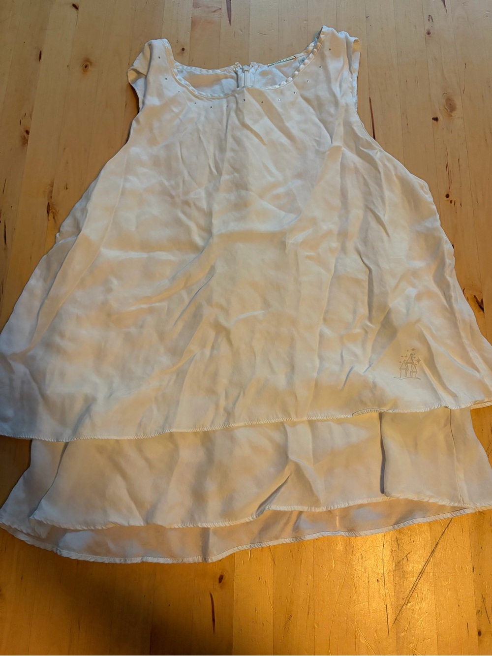 100% silk Disney Kingdom Couture top